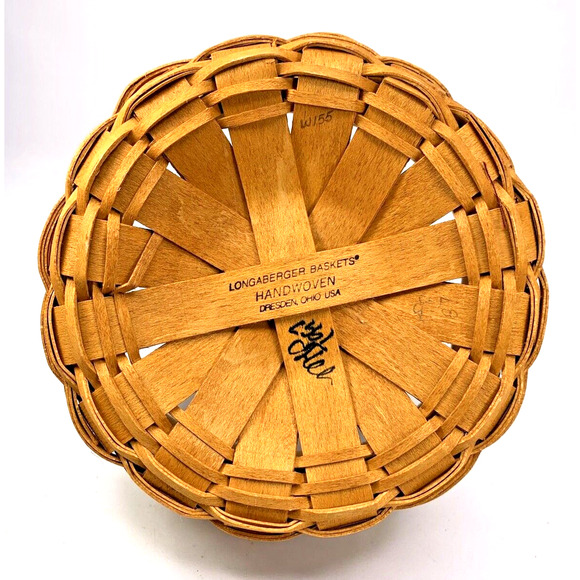 Longaberger 1997 Inaugural Basket w/ Flag Liner & Protector Patriotic - Picture 7 of 10